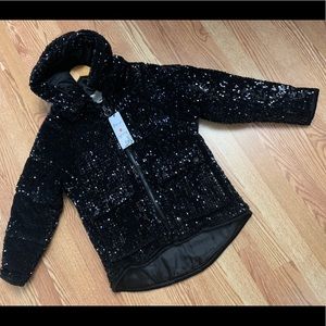 Chic Brand new sequins puffer coat